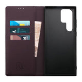 Rvelon Samsung Galaxy S23 Ultra Cover Magnetisk Aftageligt Etui Lilla