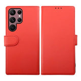 Rvelon Samsung Galaxy S23 Ultra Etui Magnetisk Aftageligt Cover Rød