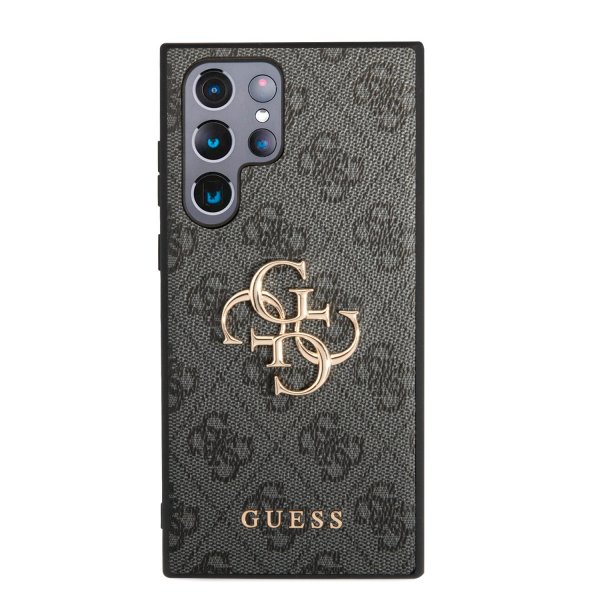 Guess Samsung Galaxy S23 Ultra Cover 4G Logo Grå