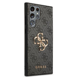 Guess Samsung Galaxy S23 Ultra Cover 4G Logo Grå