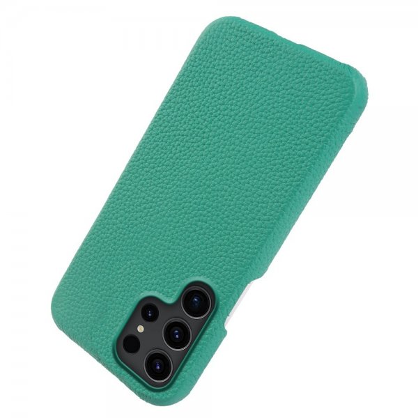 Samsung Galaxy S23 Ultra Cover Ægte Læder MagSafe Lysegrøn
