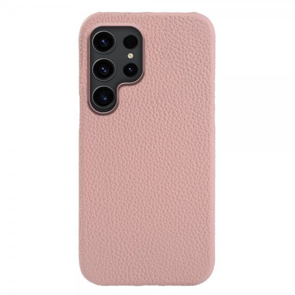 Samsung Galaxy S23 Ultra Cover Ægte Læder MagSafe Rosa