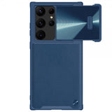 Nillkin Samsung Galaxy S23 Ultra Cover CamShield Læder Blå