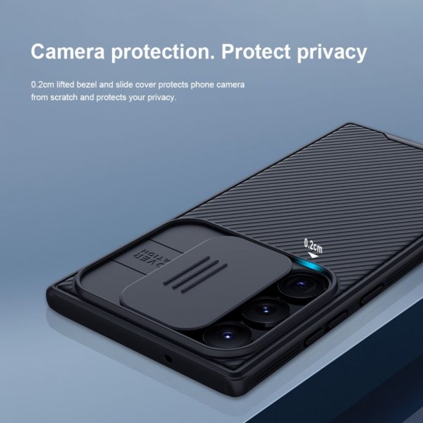 Nillkin Samsung Galaxy S23 Ultra Cover CamShield Pro Sort