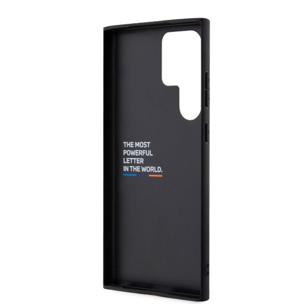 BMW Samsung Galaxy S23 Ultra Cover Carbon & Stripe Sort