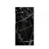 Ideal of Sweden Samsung Galaxy S23 Ultra Cover Fashion Case Black Thunder Marble