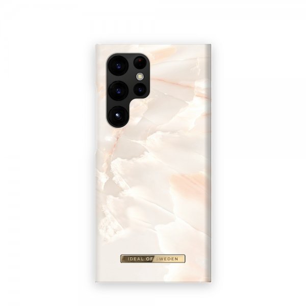 Ideal of Sweden Samsung Galaxy S23 Ultra Cover Fashion Case Rose Pearl Marble