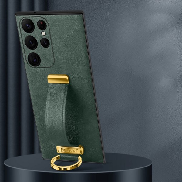 Sulada Samsung Galaxy S23 Ultra Cover Fashion Series Grøn