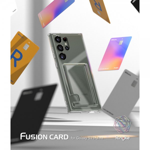 Ringke Samsung Galaxy S23 Ultra Cover Fusion Card Clear