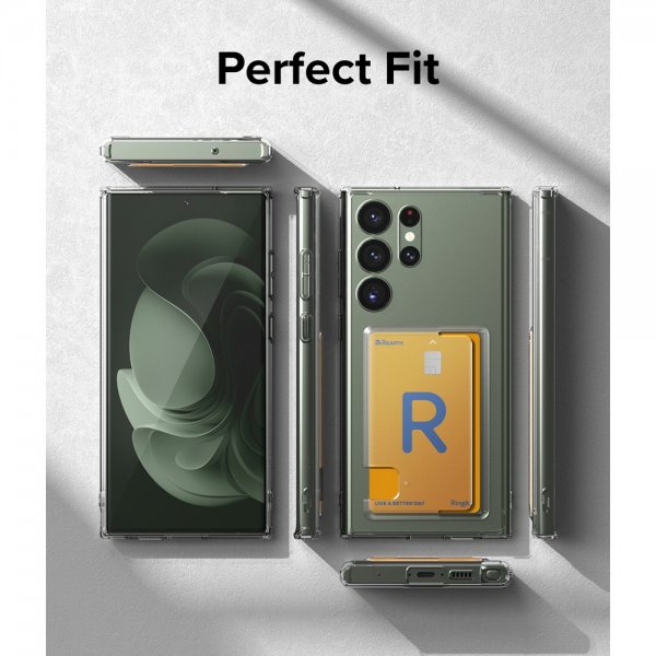 Ringke Samsung Galaxy S23 Ultra Cover Fusion Card Clear