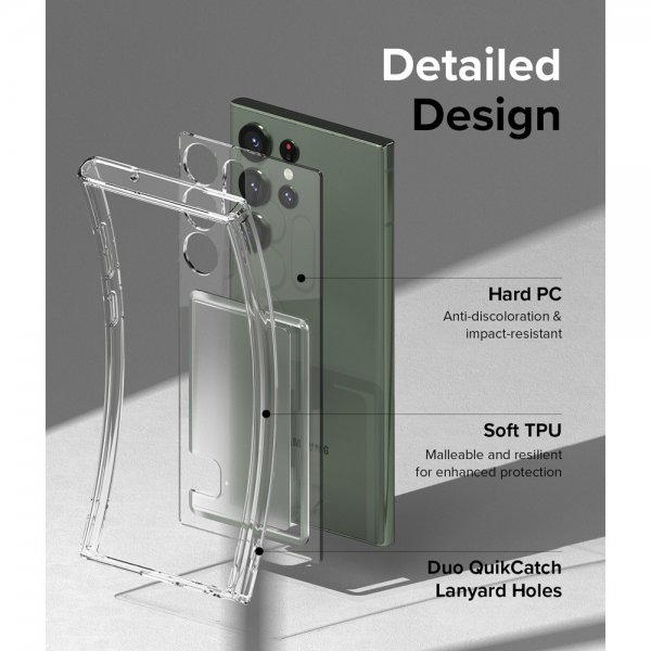 Ringke Samsung Galaxy S23 Ultra Cover Fusion Card Clear