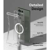 Ringke Samsung Galaxy S23 Ultra Cover Fusion Magnetic Mat Gennemsigtig