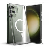 Ringke Samsung Galaxy S23 Ultra Cover Fusion Magnetic Mat Gennemsigtig