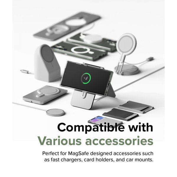 Ringke Samsung Galaxy S23 Ultra Cover Fusion Magnetic Mat Gennemsigtig