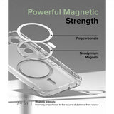Ringke Samsung Galaxy S23 Ultra Cover Fusion Magnetic Mat Gennemsigtig