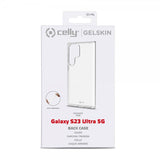 Celly Samsung Galaxy S23 Ultra Cover GELSKIN Transparent