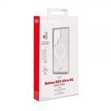 Celly Samsung Galaxy S23 Ultra Cover GELSKINMAG MagSafe Transparent