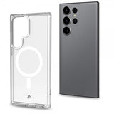 Celly Samsung Galaxy S23 Ultra Cover GELSKINMAG MagSafe Transparent