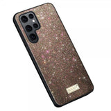 Sulada Samsung Galaxy S23 Ultra Cover Glitter Rosaguld