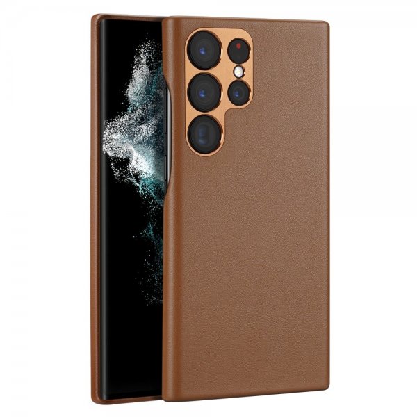 Dux Ducis Samsung Galaxy S23 Ultra Cover Grit Series Brun