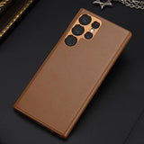 Dux Ducis Samsung Galaxy S23 Ultra Cover Grit Series Brun