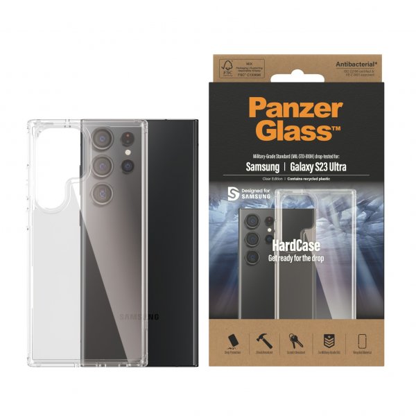 PanzerGlass Samsung Galaxy S23 Ultra Cover HardCase Transparent
