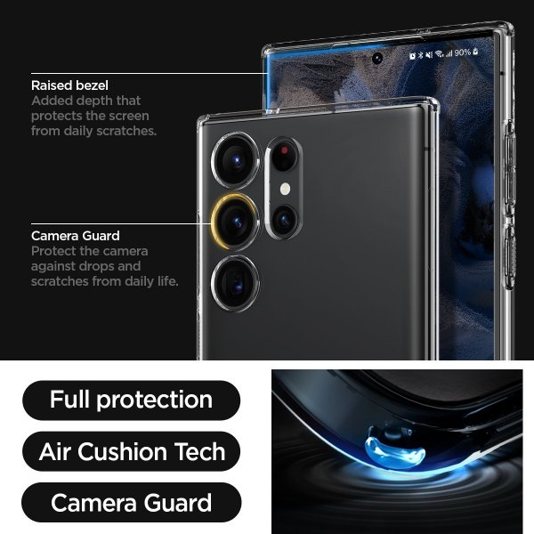 Spigen Samsung Galaxy S23 Ultra Cover Liquid Crystal Crystal Clear
