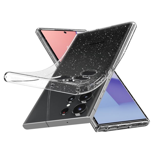 Spigen Samsung Galaxy S23 Ultra Cover Liquid Crystal Glitter Crystal Quartz