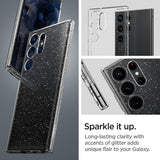 Spigen Samsung Galaxy S23 Ultra Cover Liquid Crystal Glitter Crystal Quartz