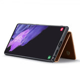 Dg.Ming Samsung Galaxy S23 Ultra Cover M2 Series Aftagelig Kortholder Brun