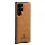 Dg.Ming Samsung Galaxy S23 Ultra Cover M2 Series Aftagelig Kortholder Brun