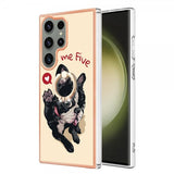 Samsung Galaxy S23 Ultra Cover med Finger Ring Motiv Give Me Five