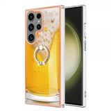 Samsung Galaxy S23 Ultra Cover med Fingerring Ølmotiv