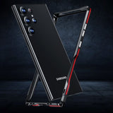 Samsung Galaxy S23 Ultra Cover Metal Bumper Sølv