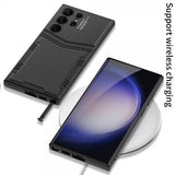 GKK Samsung Galaxy S23 Ultra Cover Mønster Litchi