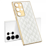 GKK Samsung Galaxy S23 Ultra Cover Mønster Hvide Tern