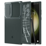 Spigen Samsung Galaxy S23 Ultra Cover Optik Armor Abyss Green