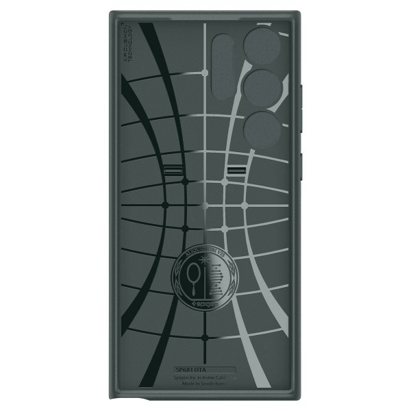Spigen Samsung Galaxy S23 Ultra Cover Optik Armor Abyss Green