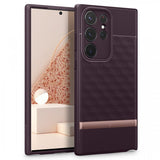 Caseology Samsung Galaxy S23 Ultra Cover Parallax Burgundy