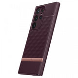 Caseology Samsung Galaxy S23 Ultra Cover Parallax Burgundy