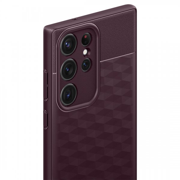 Caseology Samsung Galaxy S23 Ultra Cover Parallax Burgundy