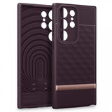 Caseology Samsung Galaxy S23 Ultra Cover Parallax Burgundy