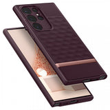 Caseology Samsung Galaxy S23 Ultra Cover Parallax Burgundy