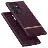 Caseology Samsung Galaxy S23 Ultra Cover Parallax Burgundy