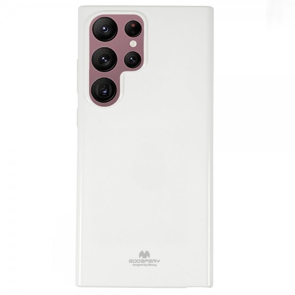 Samsung Galaxy S23 Ultra Cover Pearl Jelly Hvid
