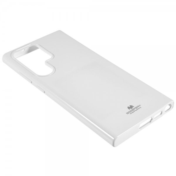 Samsung Galaxy S23 Ultra Cover Pearl Jelly Hvid