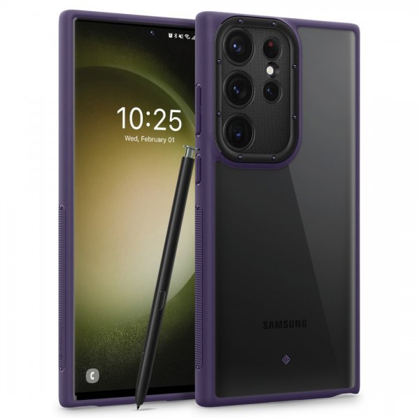 Caseology Samsung Galaxy S23 Ultra Cover Skyfall Lilac Purple