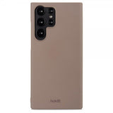holdit Samsung Galaxy S23 Ultra Cover Slim Case Mocha Brown