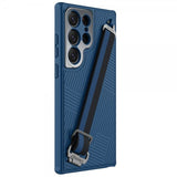 Nillkin Samsung Galaxy S23 Ultra Cover Strap Case Blå