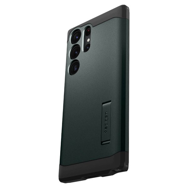 Spigen Samsung Galaxy S23 Ultra Cover Tough Armor Abyss Green